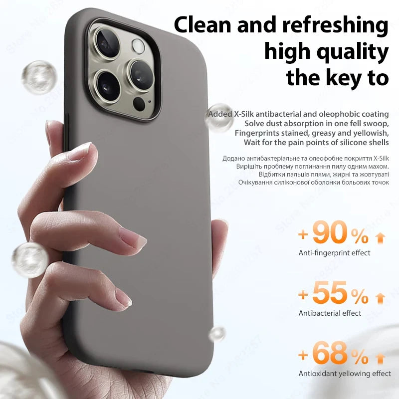 Liquid Silicone Case For iPhone 15