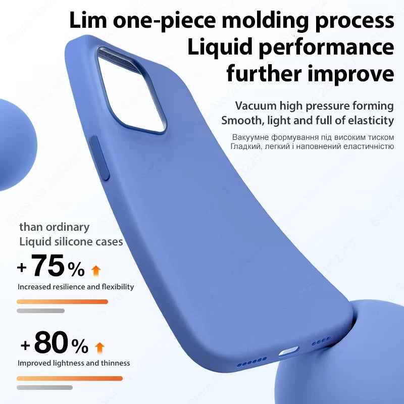 Liquid Silicone Case For iPhone 15