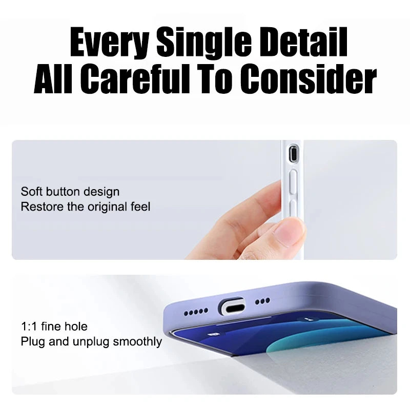 Liquid Silicone Case For iPhone 15