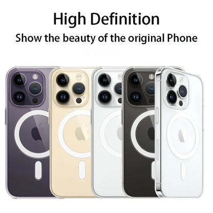 Transparent Case with Magnetic for Wireless Charge